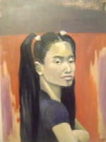 Huile sur bois