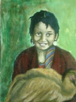 technique mixte sur toile